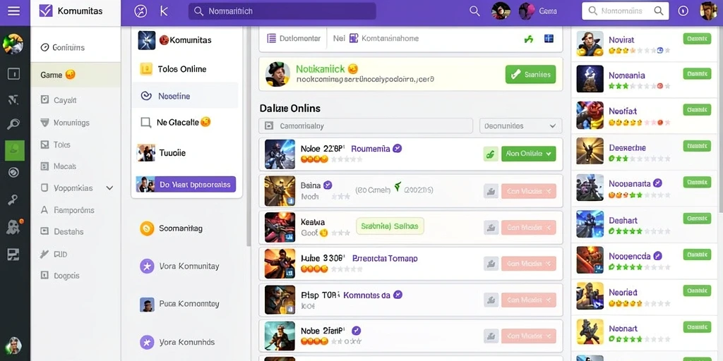 Screenshot menampilkan menu utama yang menarik.