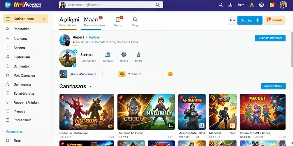 Tampilan antarmuka yang menarik dan modern.