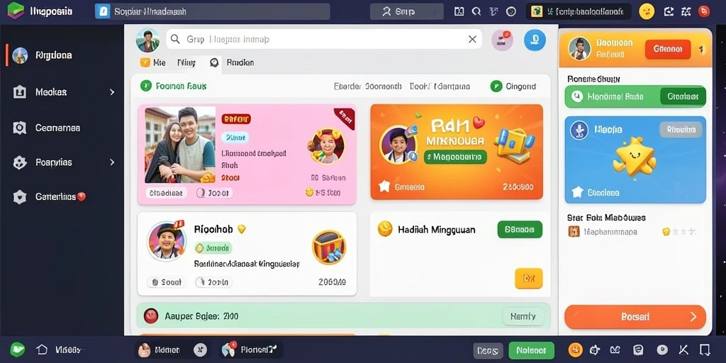 Tampilan antarmuka yang ramah pengguna dan menarik.