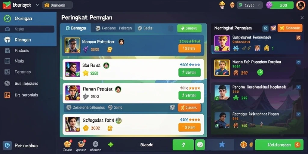 Tampilan antarmuka yang menarik dan user-friendly.