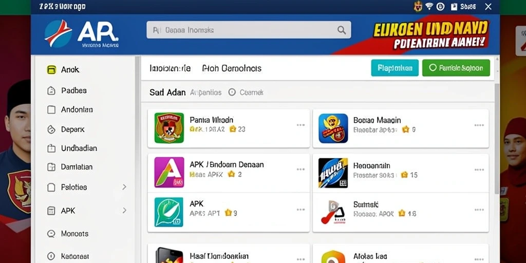 Screenshot menunjukkan gameplay yang menarik dan berwarna.