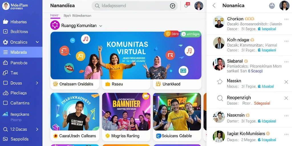 Tampilan antarmuka yang menarik dan mudah digunakan.