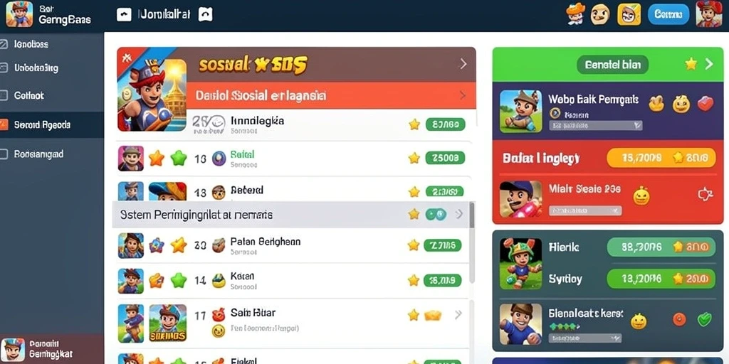 Tampilan utama aplikasi dengan menu yang intuitif.