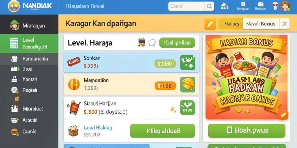 Tampilan antarmuka yang intuitif dan mudah digunakan.